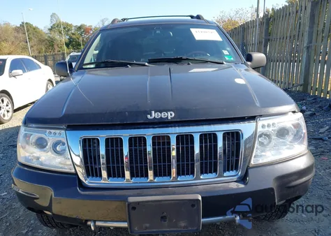 2004 Jeep Grand Cherokee Overland z USA, uszkodzony, nr VIN 1J8GW68JX4C365120